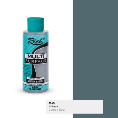 Rich Multi Surface 2240 İS SİYAH Akrilik Boya 130cc