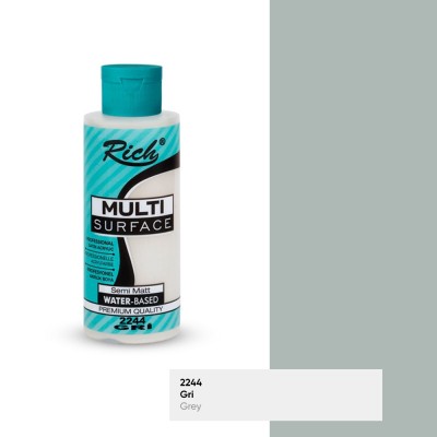 Rich Multi Surface 2244 GRİ Akrilik Boya 130cc