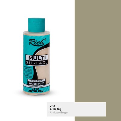 Rich Multi Surface 2112 ANTİK BEJ Akrilik Boya 130cc