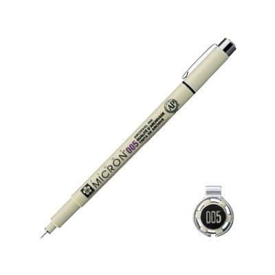 Sakura Pigma Micron Çizim Kalemi 0.05 SİYAH