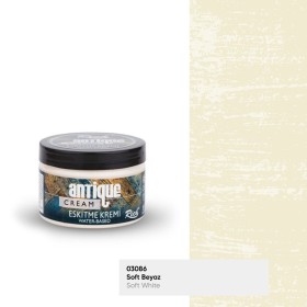 Rich Eskitme Kremi/Antique Cream 4002 SOFT BEYAZ 150cc