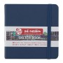Talens Art Creation Eskiz Defteri 12x12cm 140gr 80 yp Sert Kapak navy blue