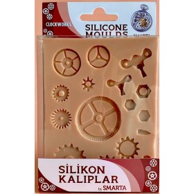 Smarta Silikon Kalıp 10x13cm - Saat Mekanizmaları