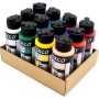 Texco Excellent Akrilik Boya 110cc x 12'li ANA RENKLER
