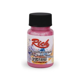 Rich 3018 Pembe Opak 50cc Kumaş Boyası