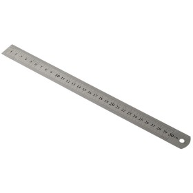 Kraf Çelik Cetvel 30cm (Inch Ölçülü)