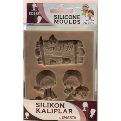 Smarta Silikon Kalıp 10x13cm - Çocuk Seti