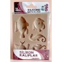 Smarta Silikon Kalıp 10x13cm - Denizatı ve Balıklar