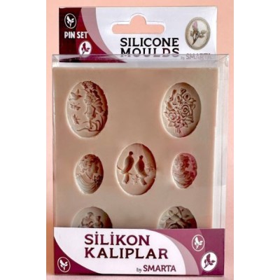 Smarta Silikon Kalıp 10x13cm - Takı Seti Pin Rozet