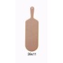 Geniş Oval Sunumluk Tabla 39x11cm Ahşap Obje