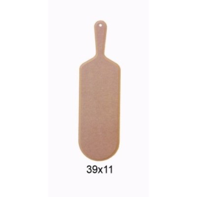 Geniş Oval Sunumluk Tabla 39x11cm Ahşap Obje