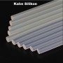 10 adt KALIN Çubuk SİLİKON Şeffaf 30cm