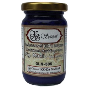 Koza Geleneksel Ebru Boyası 105cc. Pigment Mavi - Ultramarin