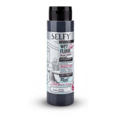 Rich Selfy Decor ISLAK ZEMiN Boyası 500cc SİYAH