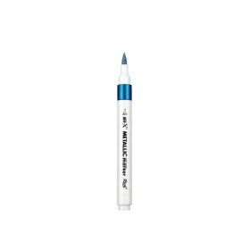 Rich Art-X Akrilik Marker Kalem Fırça uç METALİK  MAVİ