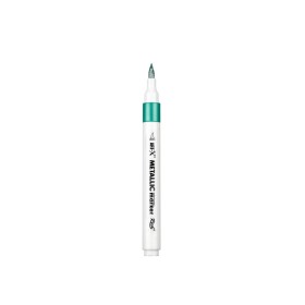 Rich Art-X Akrilik Marker Kalem Fırça uç METALİK ZÜMRÜT