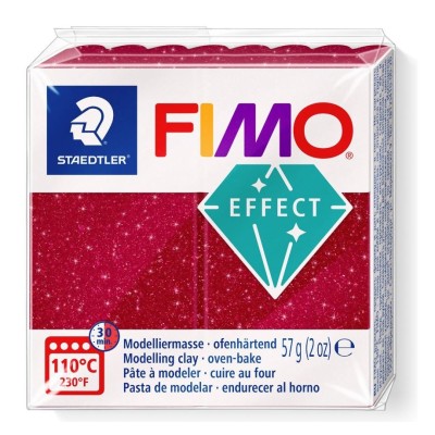 Staedtler Fimo Effect Polimer Kil 202 Galaxy RED