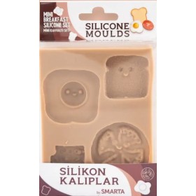 Smarta Silikon Kalıp 10x13cm - Mini Kahvaltı Seti