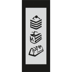 U035 Stencil 10x25 cm