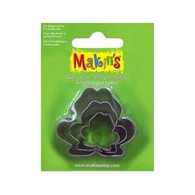 Makin's Clay Kesme Kalıbı 3 Parça Kurbağa