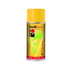 Marabu Textil Design Akrilik Bazlı Sprey Kumaş Boyası 150 ml. SARI