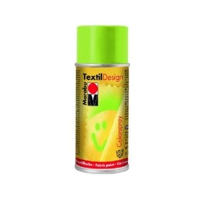 Marabu Textil Design Akrilik Bazlı Sprey Kumaş Boyası 150 ml. MAYIS YEŞİLİ