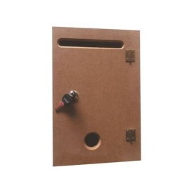Kilitli Posta Kutusu 30x20 cm. Ahşap Obje