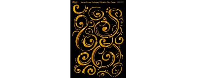 Rich Soft Varak Dekopaj Kağıdı 29x42cm Altın ve Gümüş